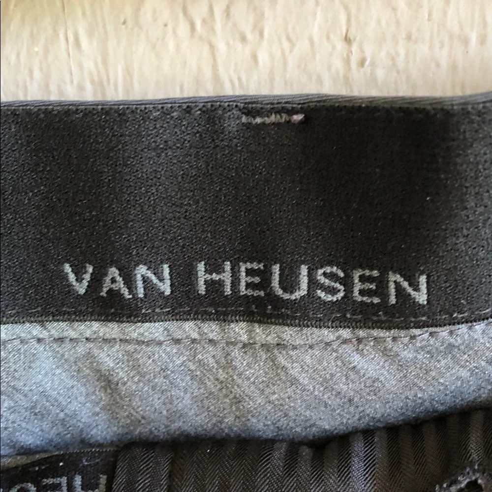 Van Heusen Men's Dress Pants - Charcoal Gray